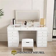 Meja Rias Minimalis Modern Putih